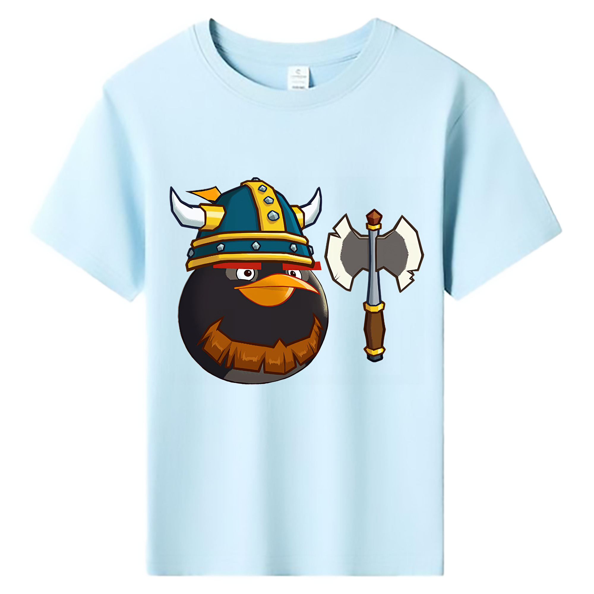 （画像用） Angry Birds アングリーバード 綿100％キッズTシャツ（フロントプリント）